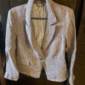 Free People tweed blazer. L